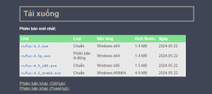 Tải về Rufus